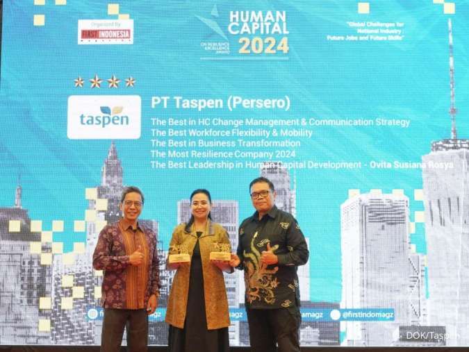 Buktikan Sumber Daya Unggul, Taspen Raih 5 Penghargaan di Ajang HCREA 2024