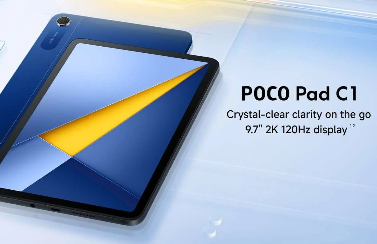 Spesifikasi Poco Pad C1, Tablet Murah dengan Baterai 7.600 mAh