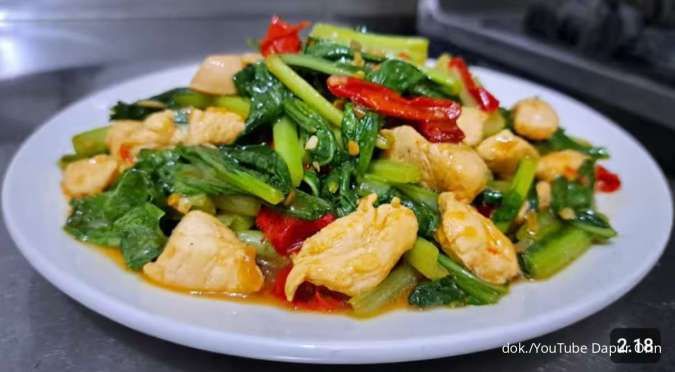 Resep Tumis Sawi Hijau Ayam: Lauk Harian Simpel yang Enak, Bikin Makan Makin Lahap
