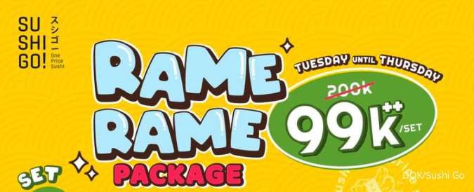 Promo Sushi Go Hari Ini, Kamis, 23 Januari 2025!