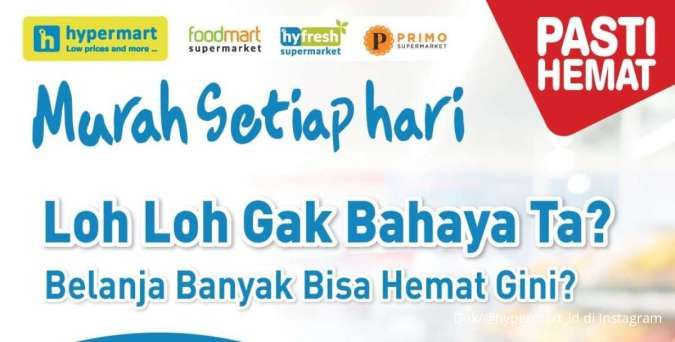 Promo Hypermart Hyper Diskon Weekday Terbaru 10-12 Oktober 2023, Jangan Lewatkan!