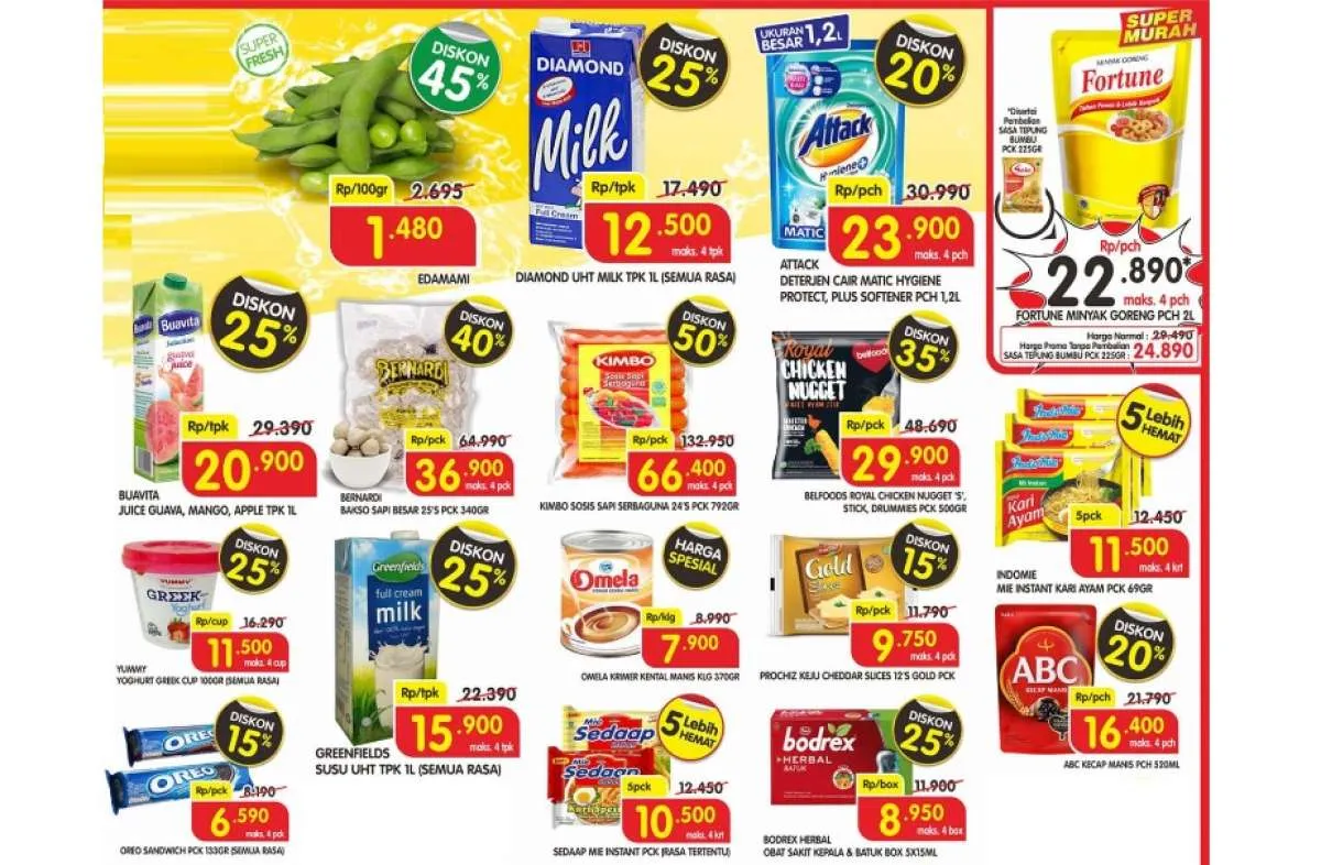 Promo Superindo Super Hemat 10 Januari 2021, diskonan Hari Minggu!