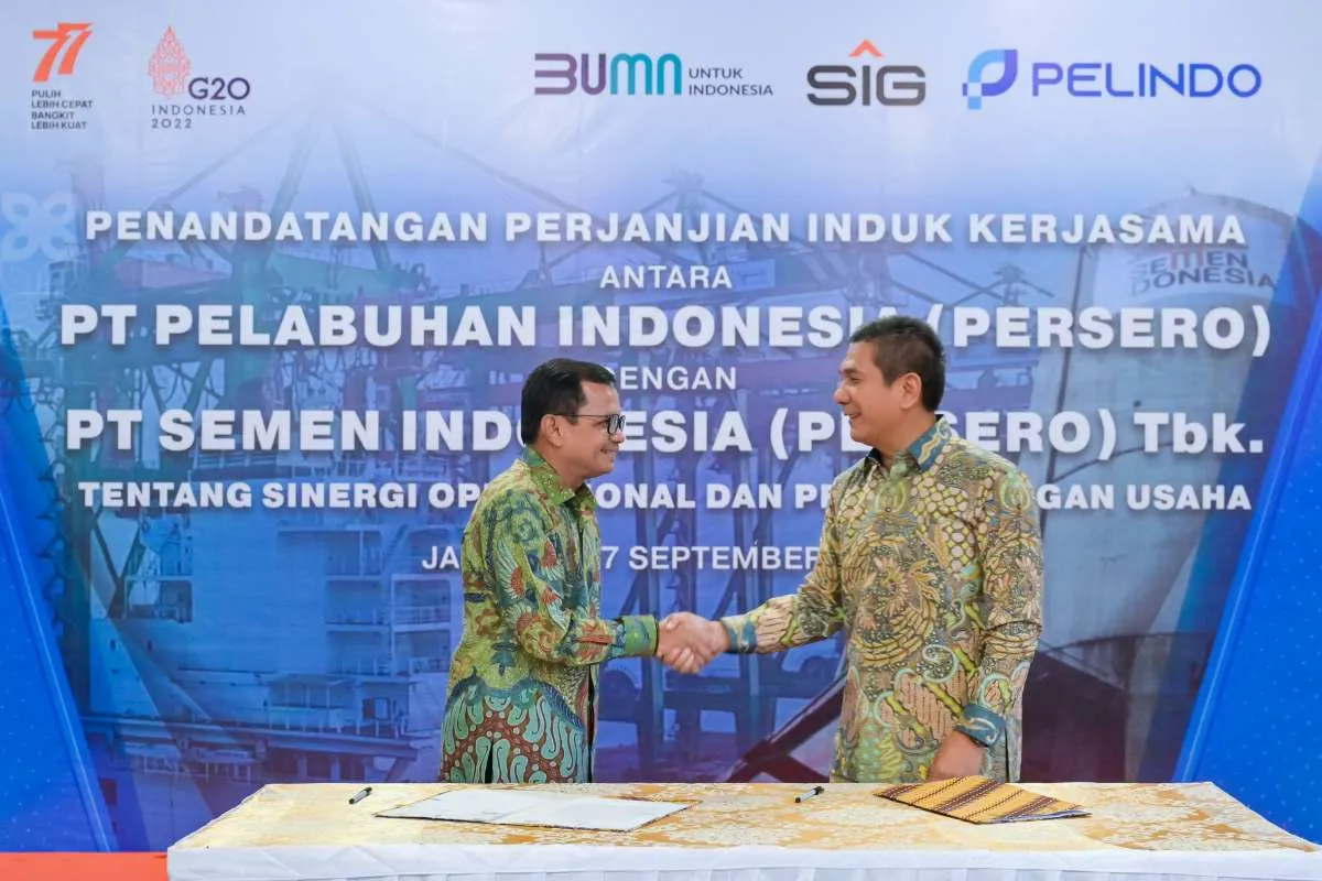 SIG dan Pelindo Perkuat Sinergi Bidang Operasional dan Pengembangan Usaha