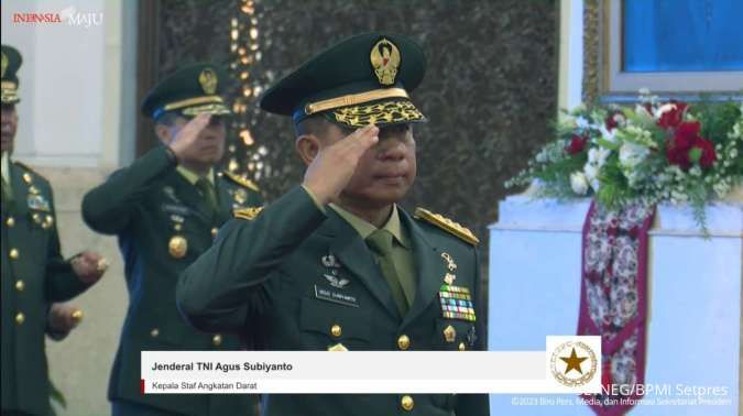 Naik Pangkat Jadi Jenderal TNI, Agus Subiyanto Resmi Dilantik Sebagai KSAD