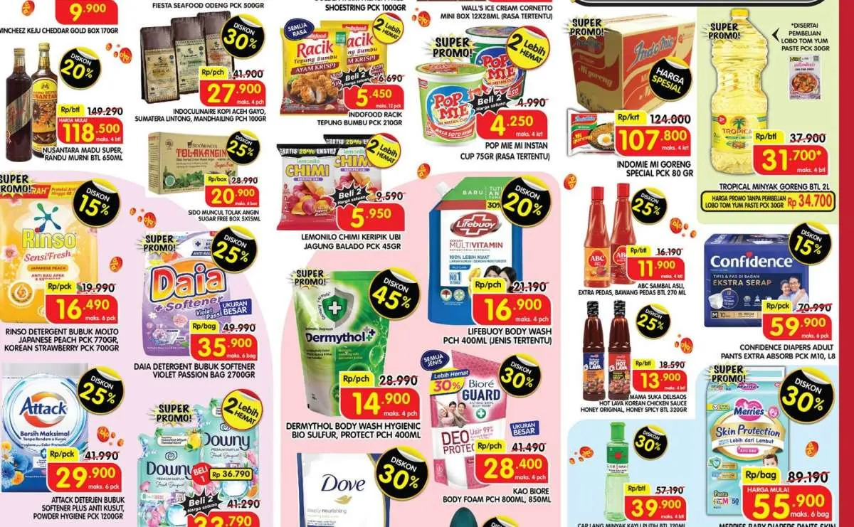 Promo Deterjen dan Sabun Mandi Weekend Hari Ini 10 November 2024, Diskon Sampai 45%