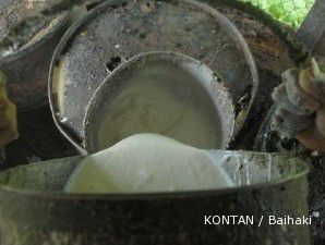 Harga karet terkerek naik setelah yen diintervensi untuk melemah