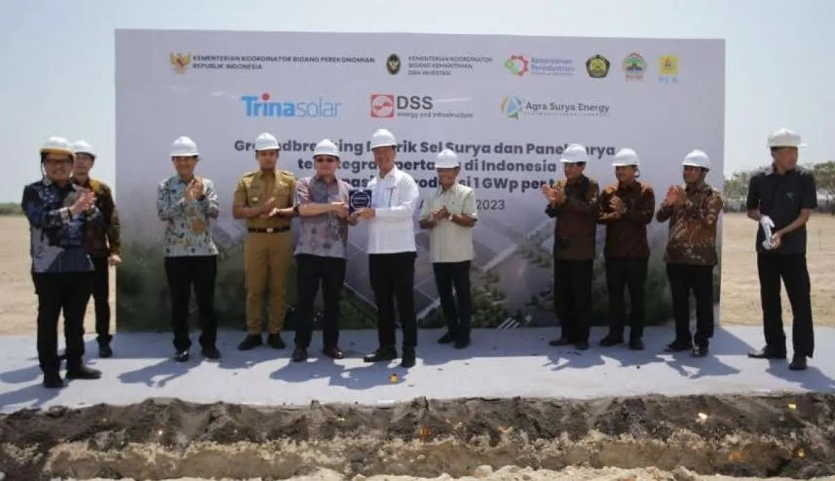 Sinar Mas Gandeng Trina Solar Bangun Pabrik Sel serta Modul Surya Terintegrasi