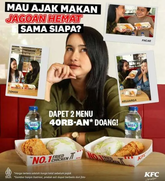 Promo KFC Jagoan Hemat Isi 2 Porsi