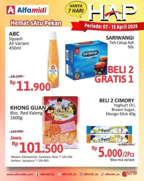 Promo Alfamidi Hemat Satu Pekan Periode 7-13 April 2025