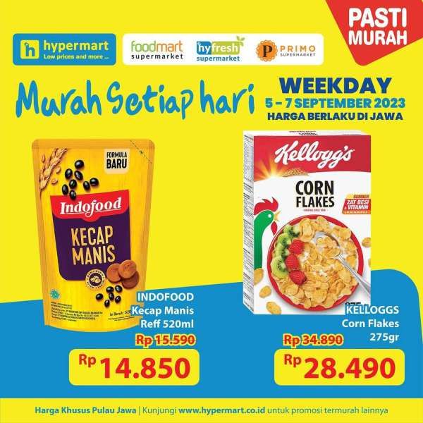 Katalog Promo Hypermart Terbaru 5-7 September 2023, Promo Hyper Diskon Weekday