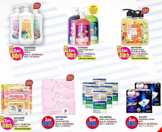 Promo Watsons Beauty Deals Diskon s/d 70% Periode 10-13 November 2022