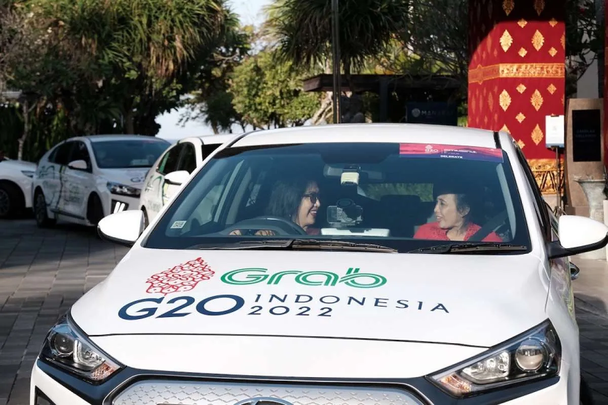  Grab Jadi Mitra Resmi Transportasi Listrik di G20 Ministerial Conference on Women's 