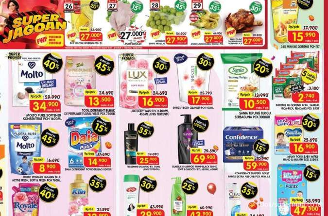 Promo Superindo Edisi Gajian Periode 26-29 Agustus 2024, Es Krim Box Beli 1 Gratis 1