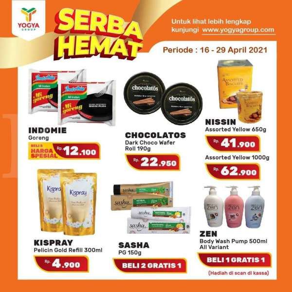 Cek promo Yogya Supermarket weekday 28 April 2021, masih ada program Serba Hemat!