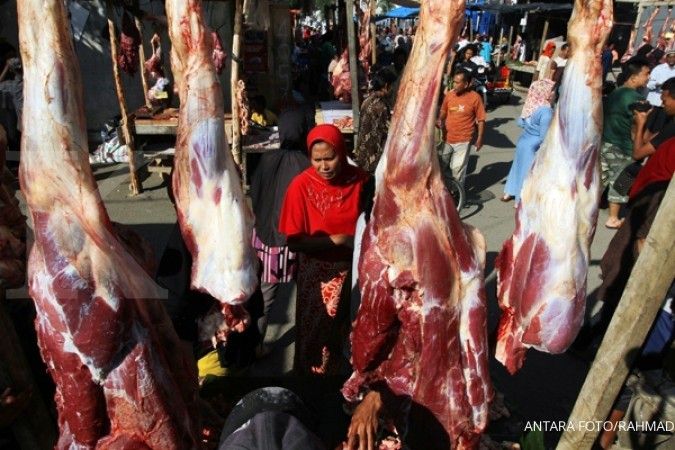 Pedagang daging sapi tolak harga Rp 80.000