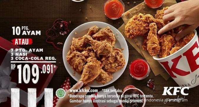 Promo KFC di 28 April 2022, The Best Thursday Harga Spesial Khusus di Hari Kamis