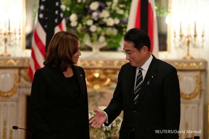 Bertemu PM Jepang, Wapres AS Kamala Harris Mengutuk Tindakan China di Selat Taiwan