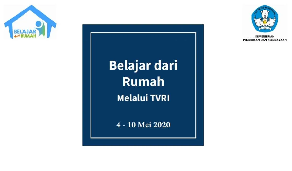Simak jadwal TVRI Belajar dari Rumah, Jumat 22 Mei 2020