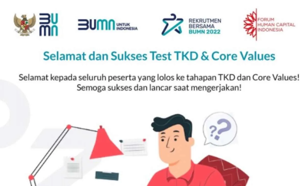 Tips Lancar Hadapi Seleksi TKD dan Core Values BUMN 2022 dari FHCI, Cek Apa Saja