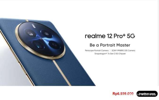 Resmi Dirilis, Ini Dia Spesifikasi dan Harga HP Realme 12 Pro+ 5G Indonesia