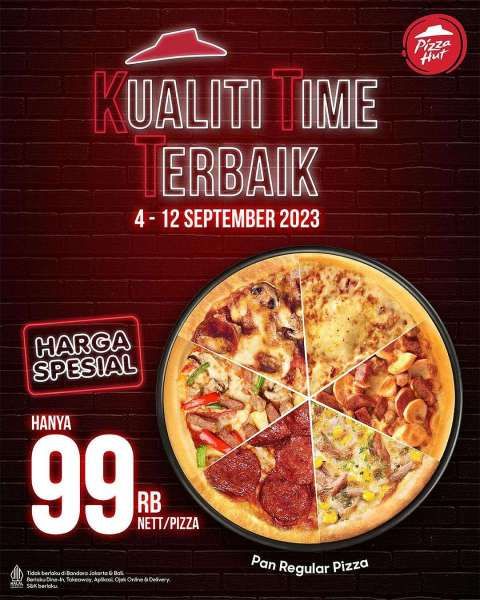 Promo Pizza Hut Terbaru 4-12 September 2023 dengan Harga Spesial