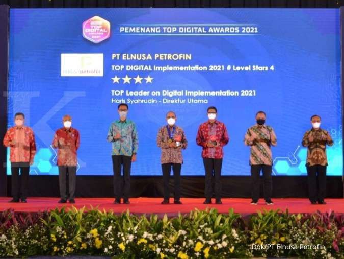 Elnusa Petrofin Raih 2 Penghargaan Bergensi di Bidang IT dalam Ajang Top Digital Awards 2021