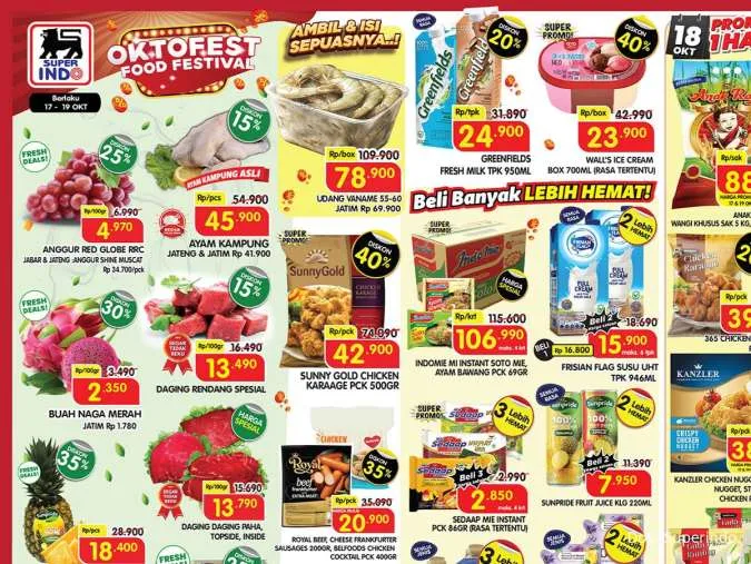 Katalog Promo JSM Superindo Diskon hingga 40% Periode 17-19 Oktober 2025