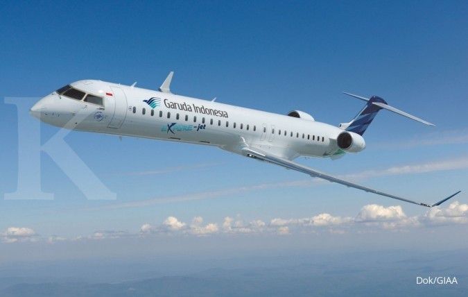 Terseret kasus suap Bombardier, Garuda tetap operasikan pesawat CRJ-1000 