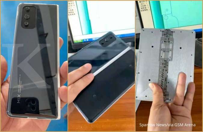 Wujud fisik HP lipat Xiaomi Mi Mix kembali beredar, serupa Samsung Galaxy Fold 