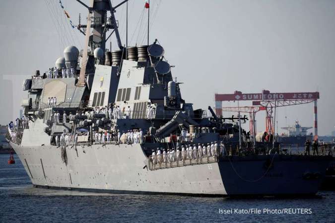 Kapal perang AS kembali hadir di Selat Taiwan, China masih bungkam