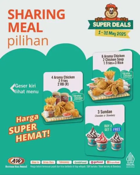 Promo A&W Sharing Meal