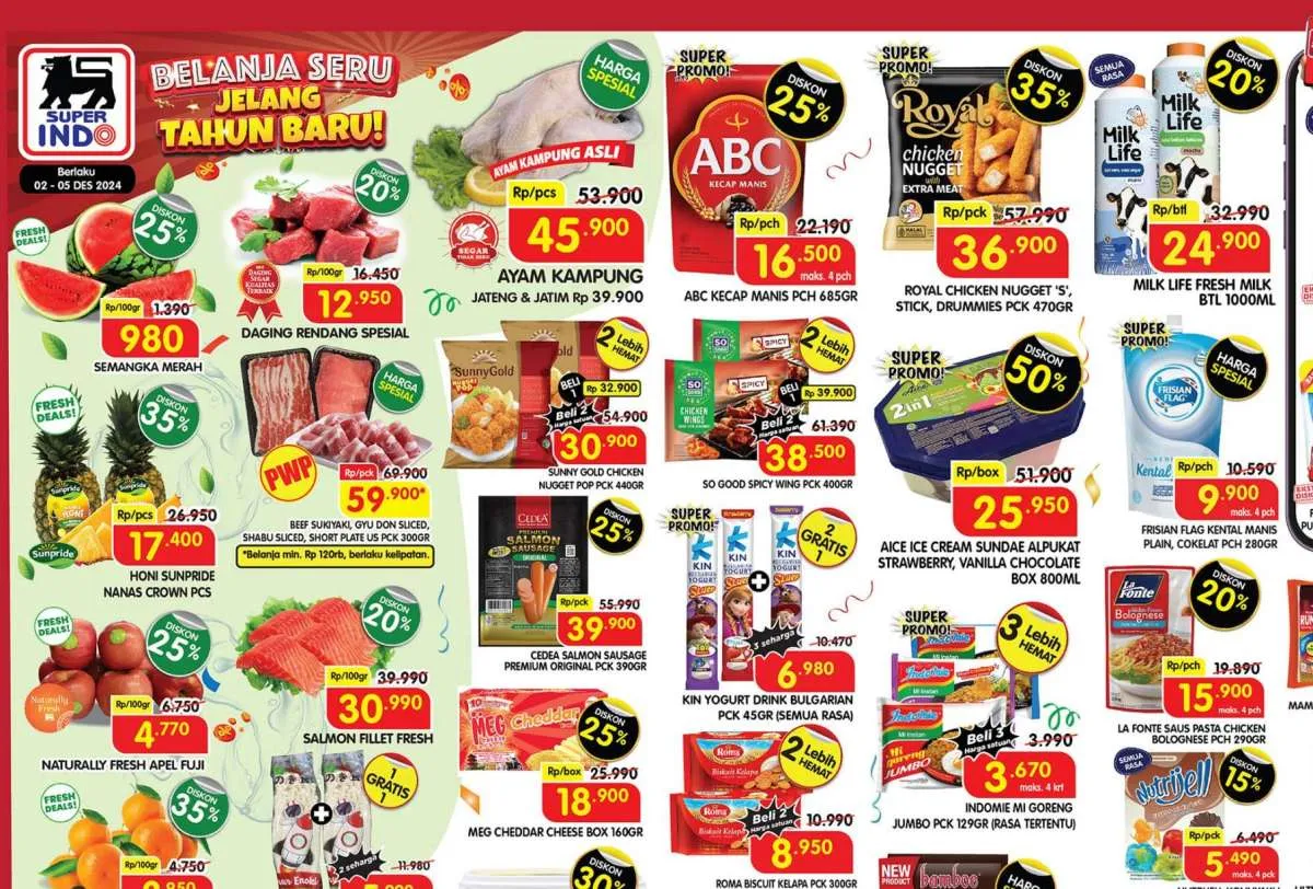 Promo Superindo Weekday 2-5 Desember 2024, Es Krim dan Sabun Diskon Sampai 50%