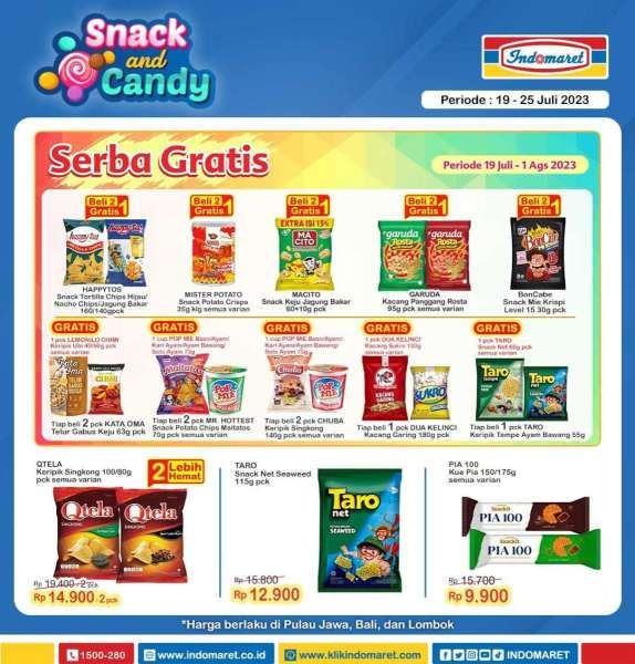 Katalog Harga Promo Indomaret 19-25 Juli 2023, Super Hemat Mingguan Terbaru