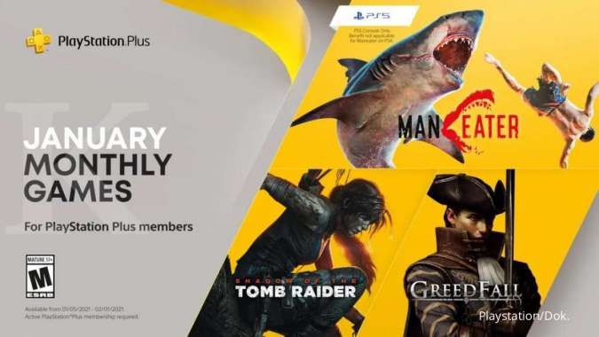 Daftar game gratis khusus pelanggan PS Plus bulan Januari 2021