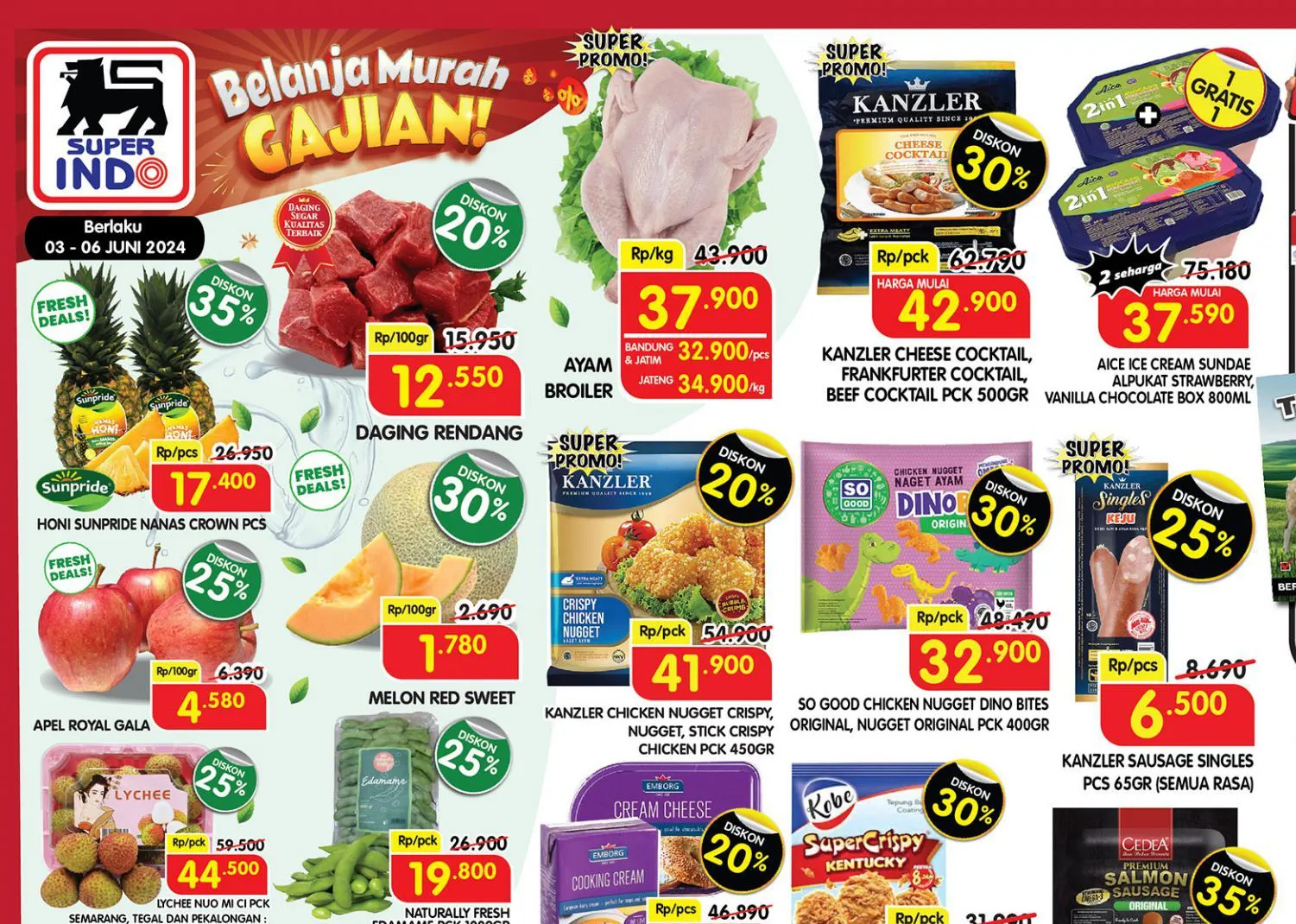 Promo Superindo Weekday 3-6 Juni 2024