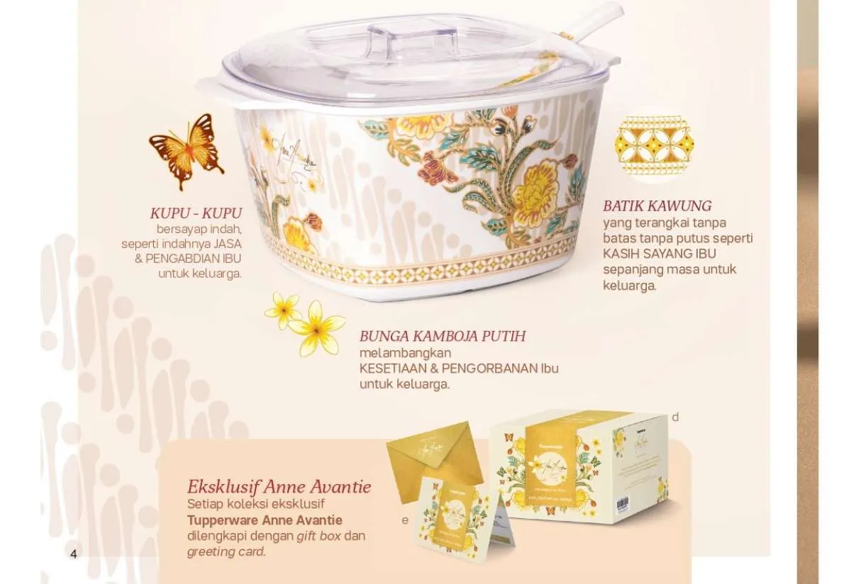 Katalog Promo Tupperware Oktober 2021, Inilah Produk Khusus Karya Anne Avantie