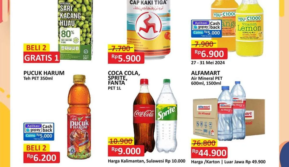 Promo JSM Alfamart 31 Mei-2 Juni 2024, Promo Gajian Teh Pucuk Harum 2 Lebih Murah