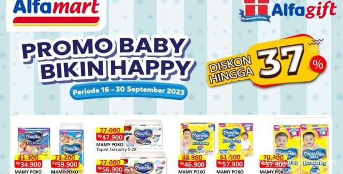 Promo Alfamart Terbaru 26 September 2023, Beli Popok Bayi Diskon Sampai 37%