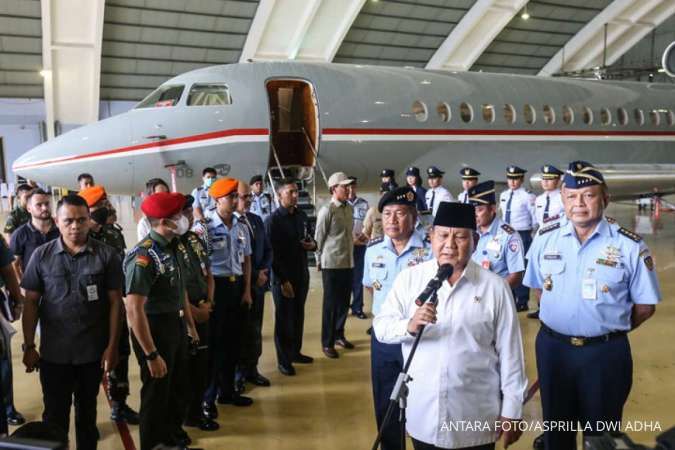 TNI AU Kedatangan Pesawat Jet Falcon 7X dan 8X, Ini Kata Prabowo Subianto