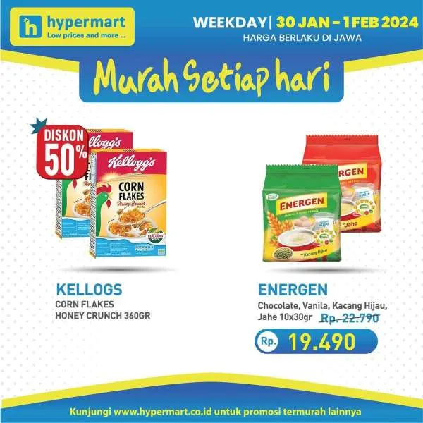 Promo Hypermart Hyper Diskon Weekday Periode 30 Januari-1 Februari 2024