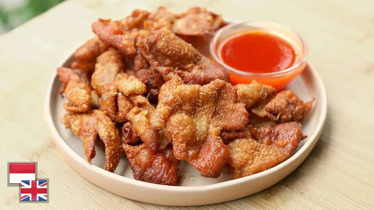 Resep Kulit Ayam Krispi ala KFC Dicocol Saus Sambal Buatan Sendiri
