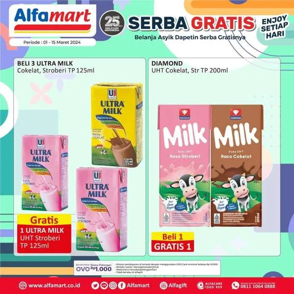 Promo Alfamart Serba Gratis Periode 1-15 Maret 2024