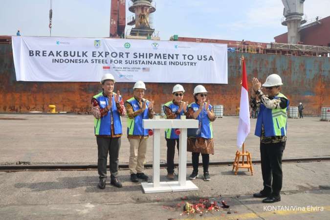 Krakatau Steel (KRAS) Ekspor Baja ke Pasar Amerika Serikat