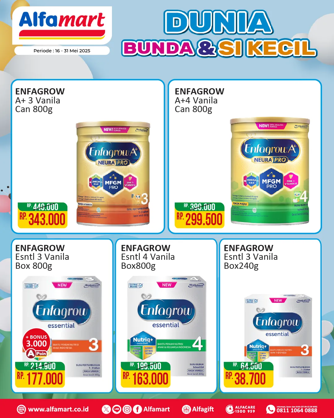 Promo Alfamart Dunia Bunda & Si Kecil Periode 16-31 Mei 2025