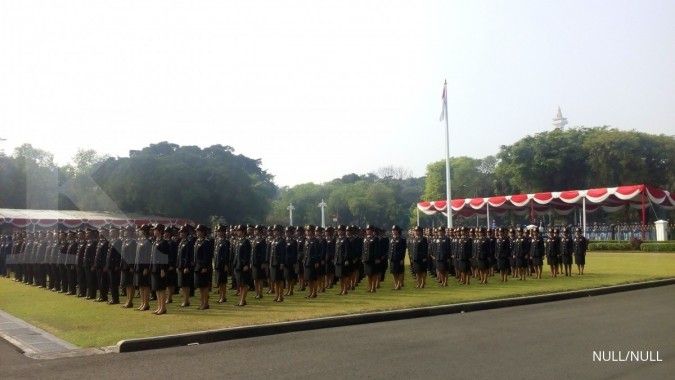 Presiden Jokowi ucapkan selamat atas pelantikan ratusan Praspa TNI dan Polri