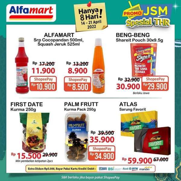 Promo JSM Alfamart Spesial THR 14-21 April 2022 