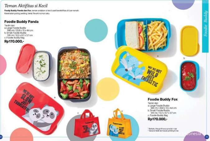 Tupperware promo Agustus 2020, bagi yang membutuhkan kotak bekal makanan