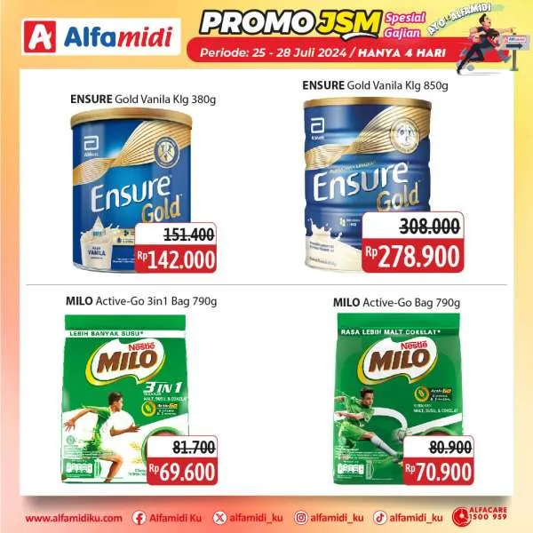 Promo JSM Alfamidi Hanya 4 Hari Spesial Gajian Periode 25-28 Juli 2024