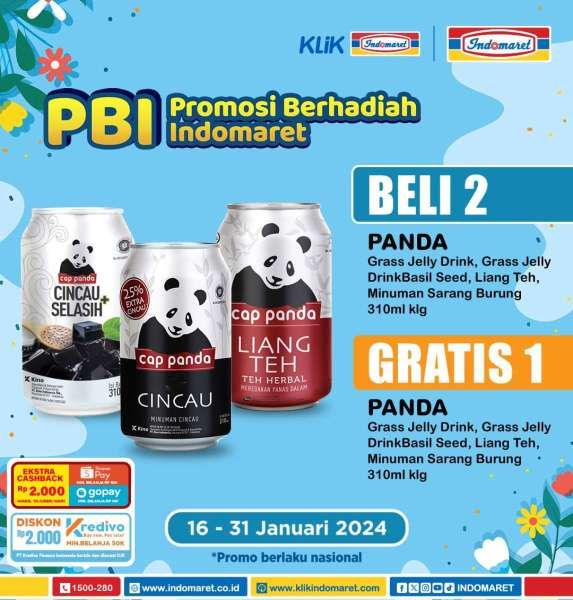 Promo Indomaret PBI (Promosi Berhadiah Indomaret) 16-31 Januari 2024