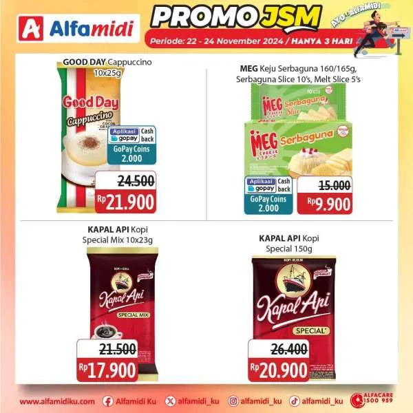 Promo JSM Alfamidi Periode 22-24 November 2024